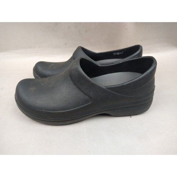 Crocs Womens 9 Slip Resistant Shoes Neria Pro II Black Clogs Nurse Work - Picture 3 of 13